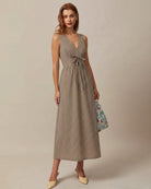 Women's Woven Polyester Maxi Dress Dresses - RIHOAS