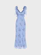 Women's Woven Polyester  Maxi Dress Dresses - RIHOAS