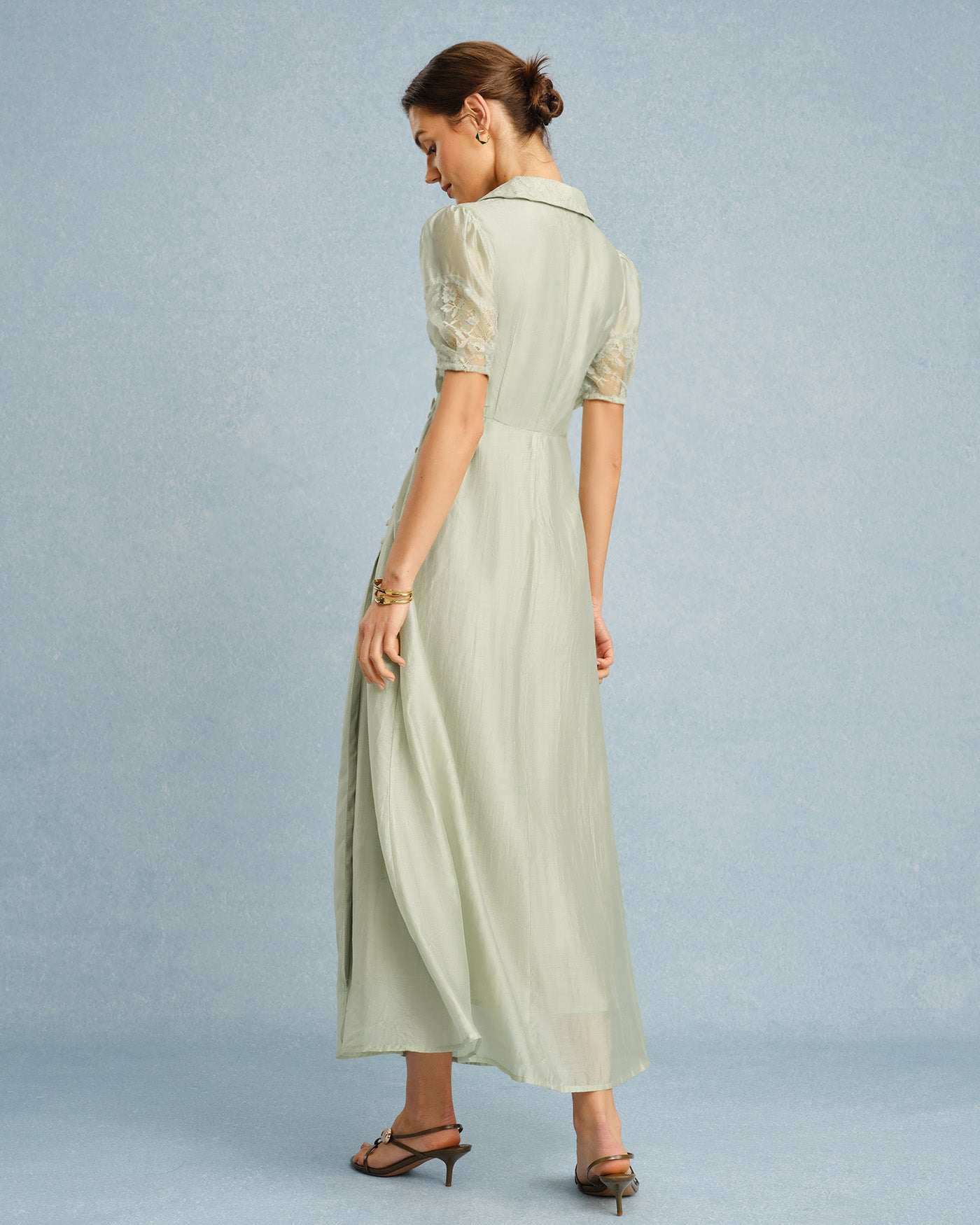 Women's Woven Polyester Maxi Dress Dresses - RIHOAS
