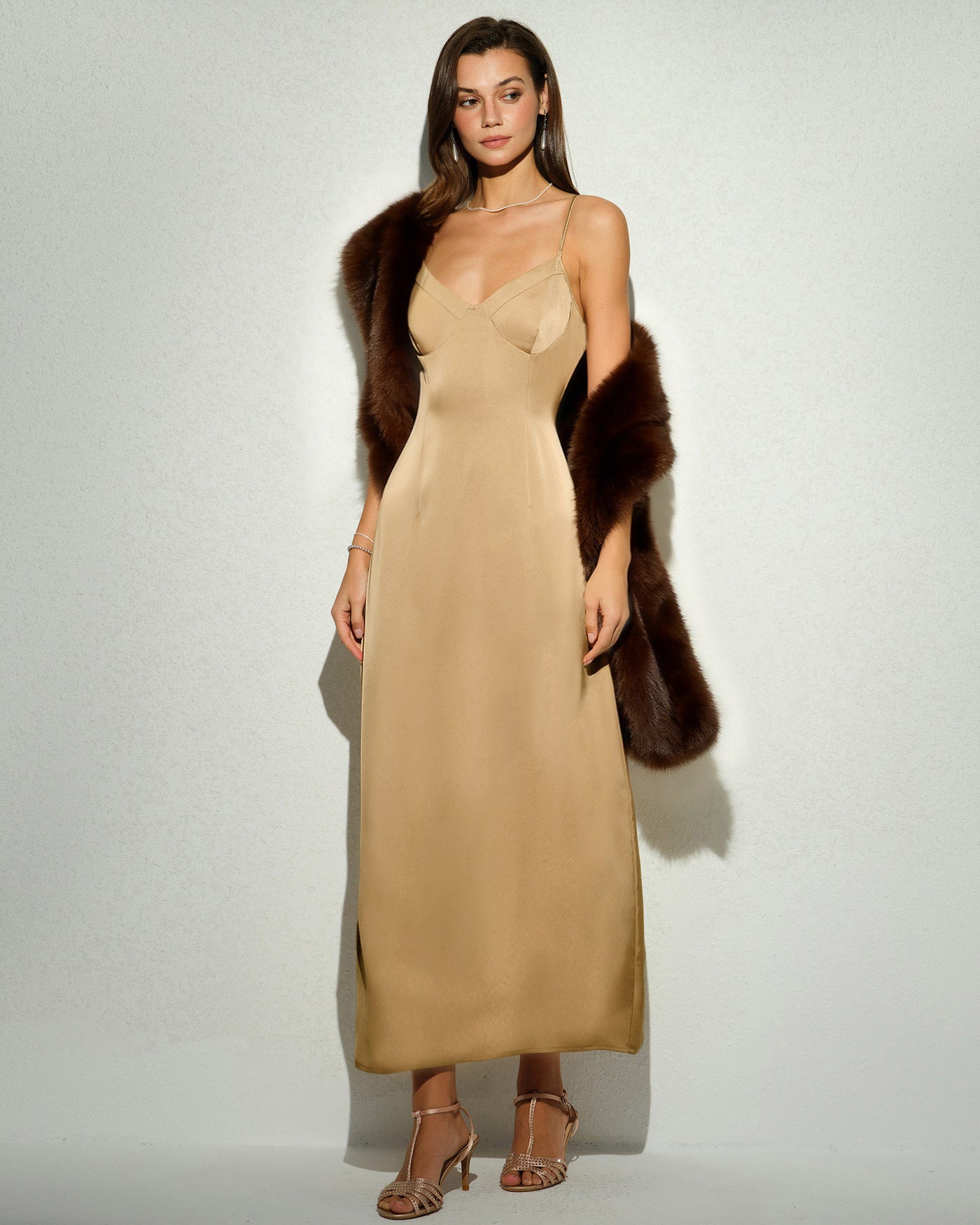 Women's Woven Polyester Maxi Dress Dresses - RIHOAS