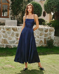 Women's Woven Polyester Maxi Dress Dresses - RIHOAS