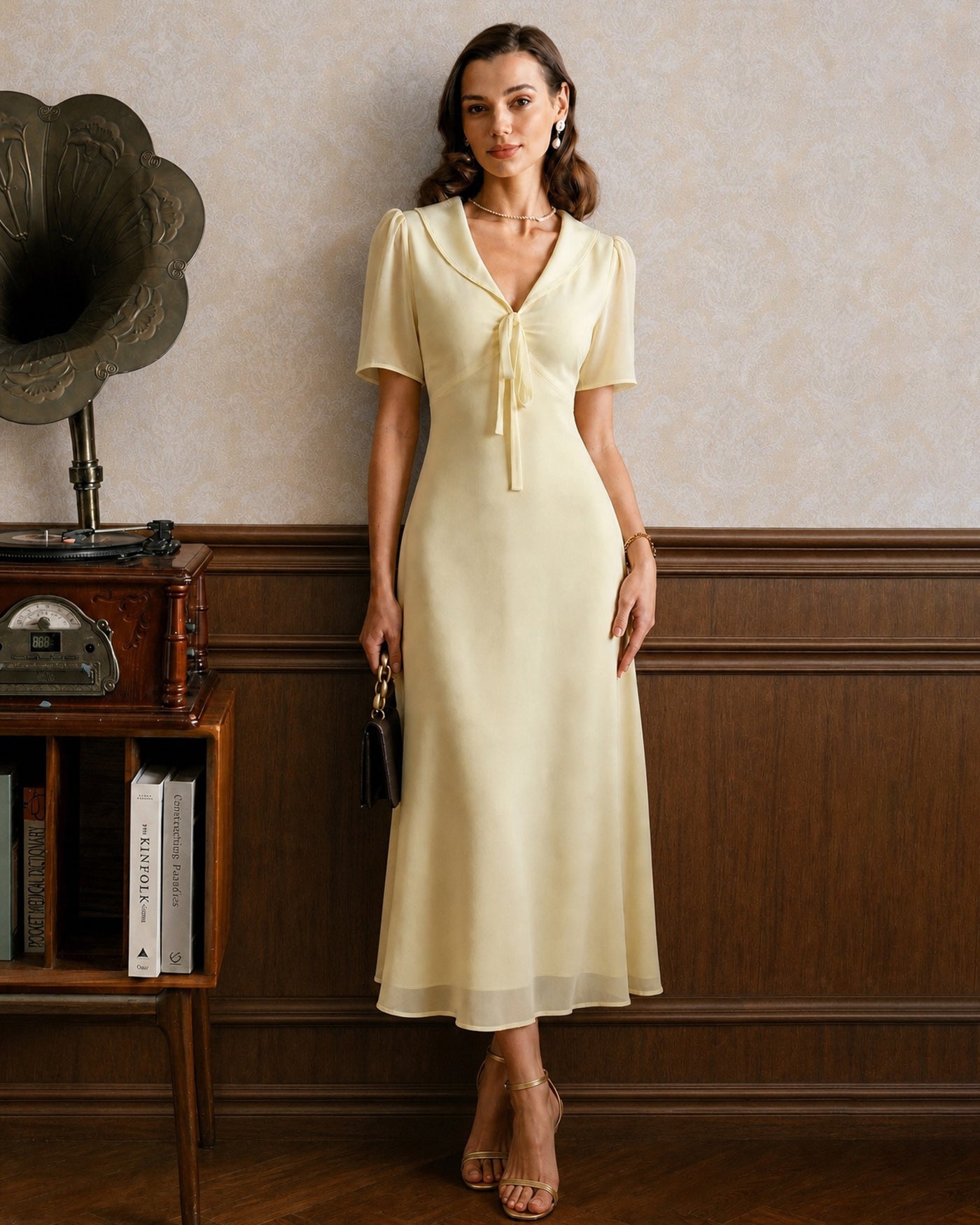 Women's  Woven Polyester Maxi  Dress Dresses - RIHOAS