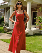 Women's Woven Polyester Maxi Dress Dresses - RIHOAS