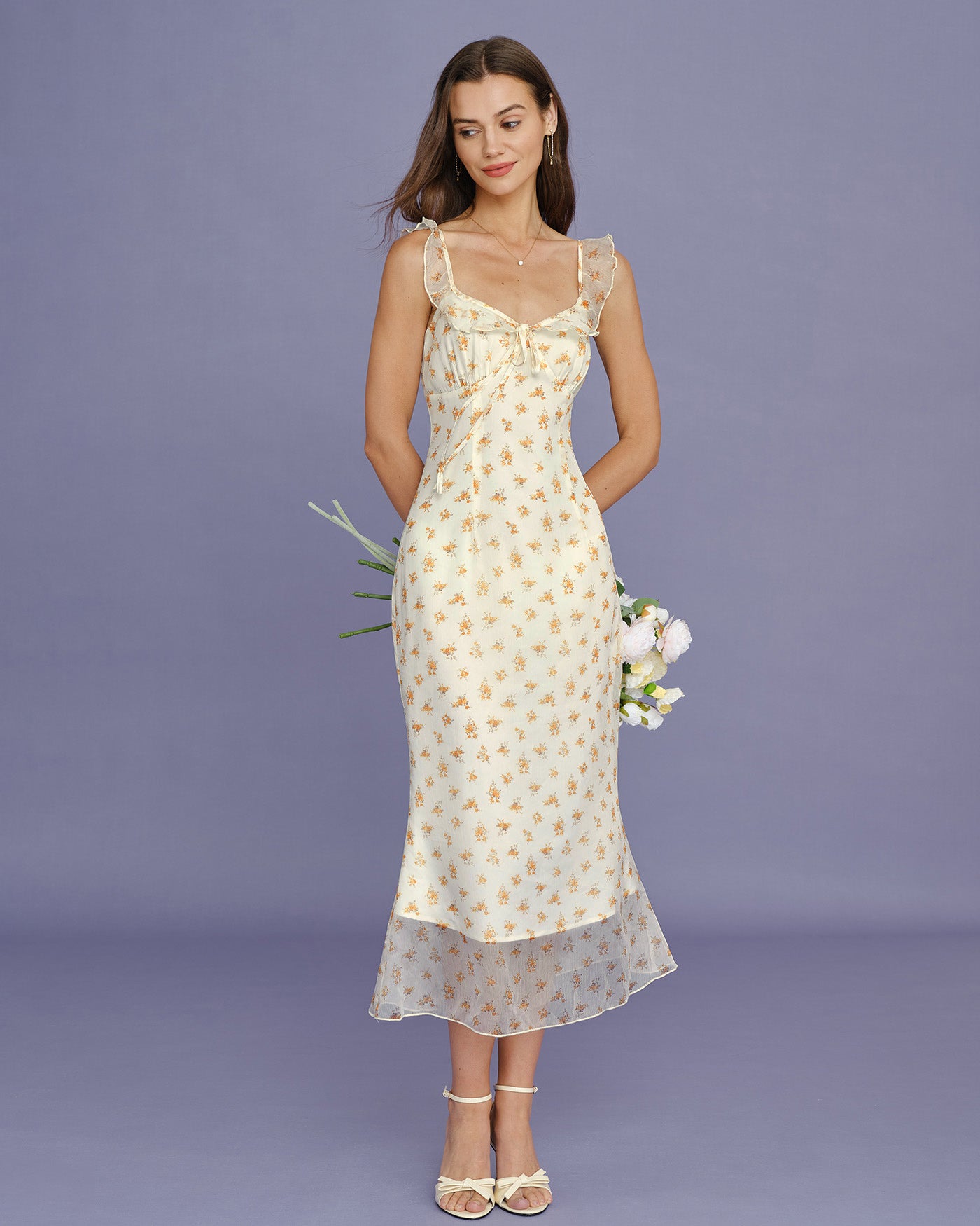 Women's Woven Polyester Maxi Dress Dresses - RIHOAS