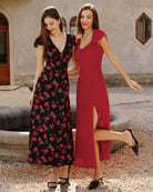 Women's Woven Polyester Maxi Dress Dresses - RIHOAS