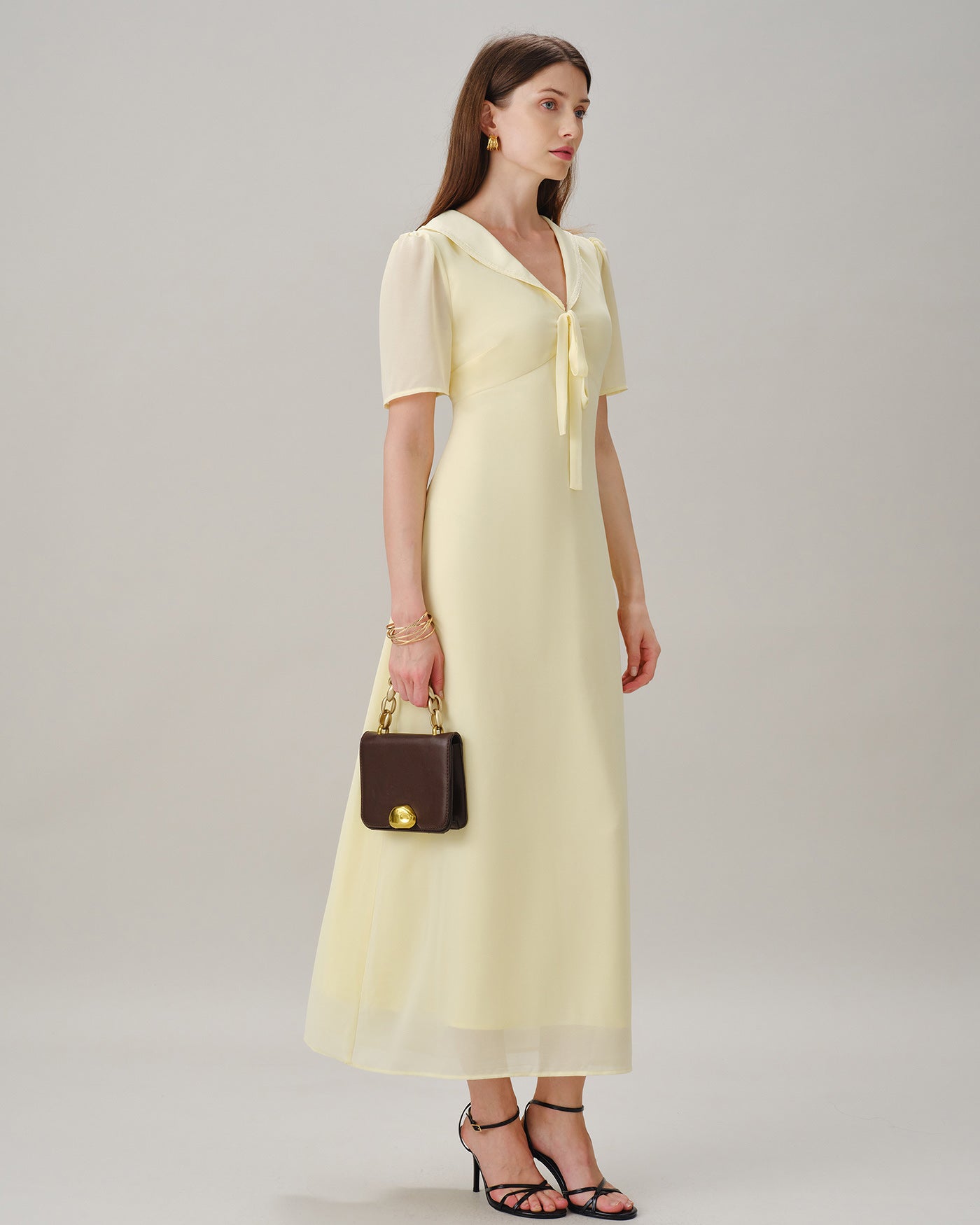 Women's  Woven Polyester Maxi  Dress Dresses - RIHOAS