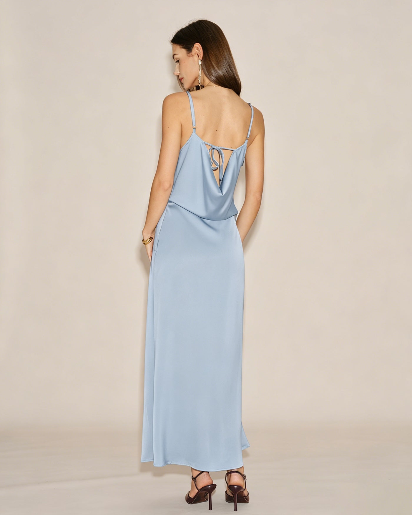 Women's Woven Polyester Maxi Dress Dresses - RIHOAS