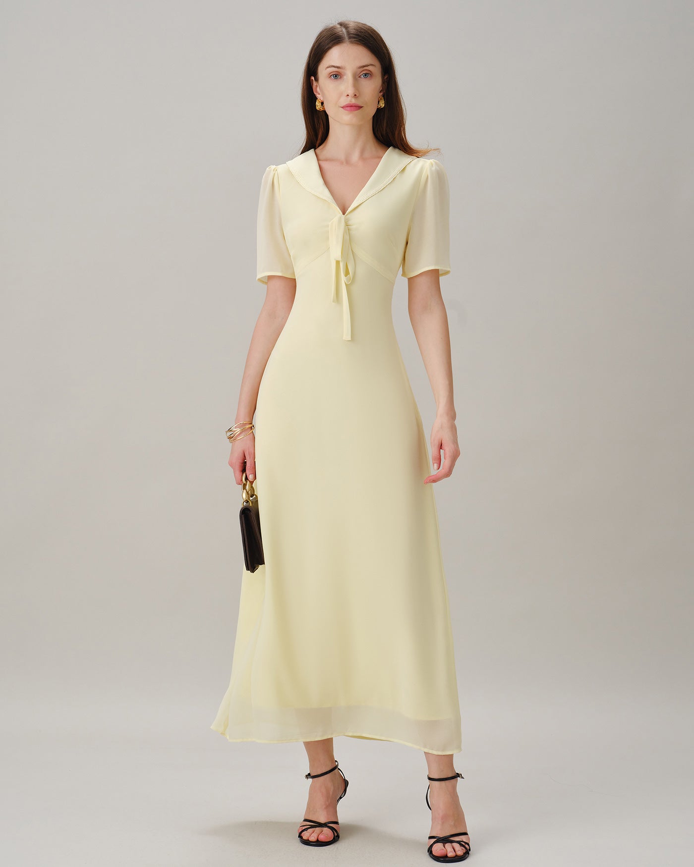 Women's  Woven Polyester Maxi  Dress Dresses - RIHOAS