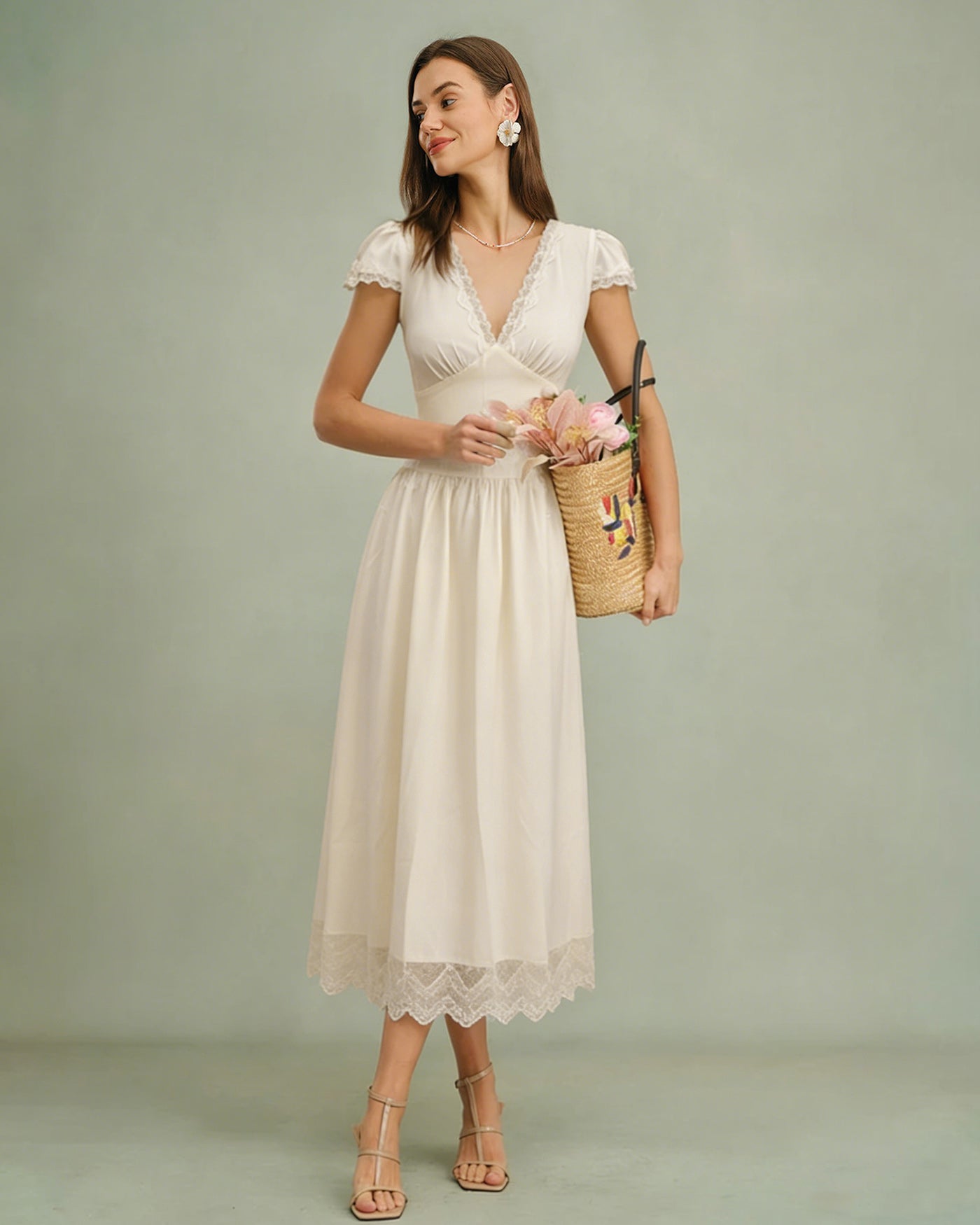 Women's Woven Polyester  Maxi Dress Dresses - RIHOAS