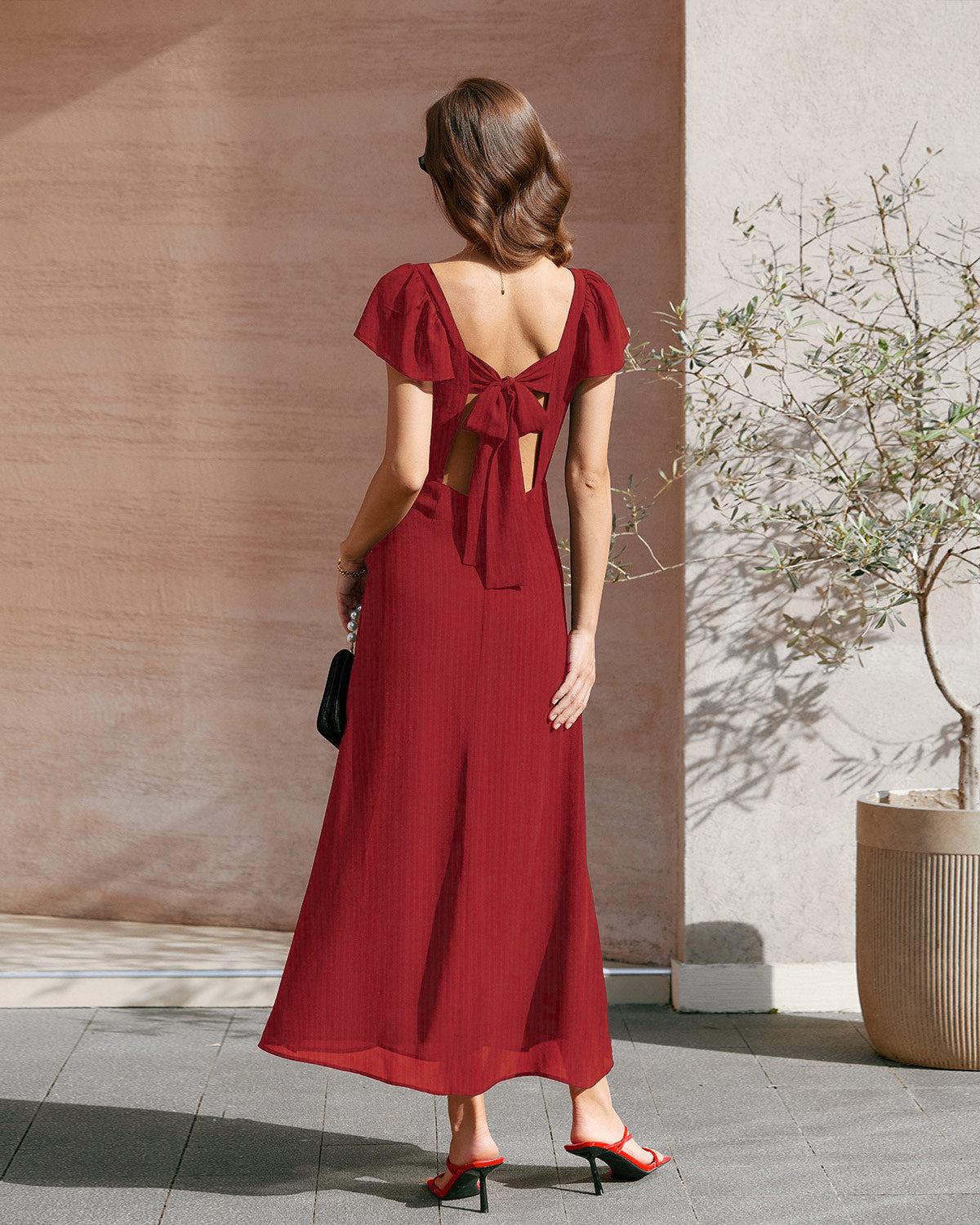 Women's Woven Polyester Maxi Dress Dresses - RIHOAS
