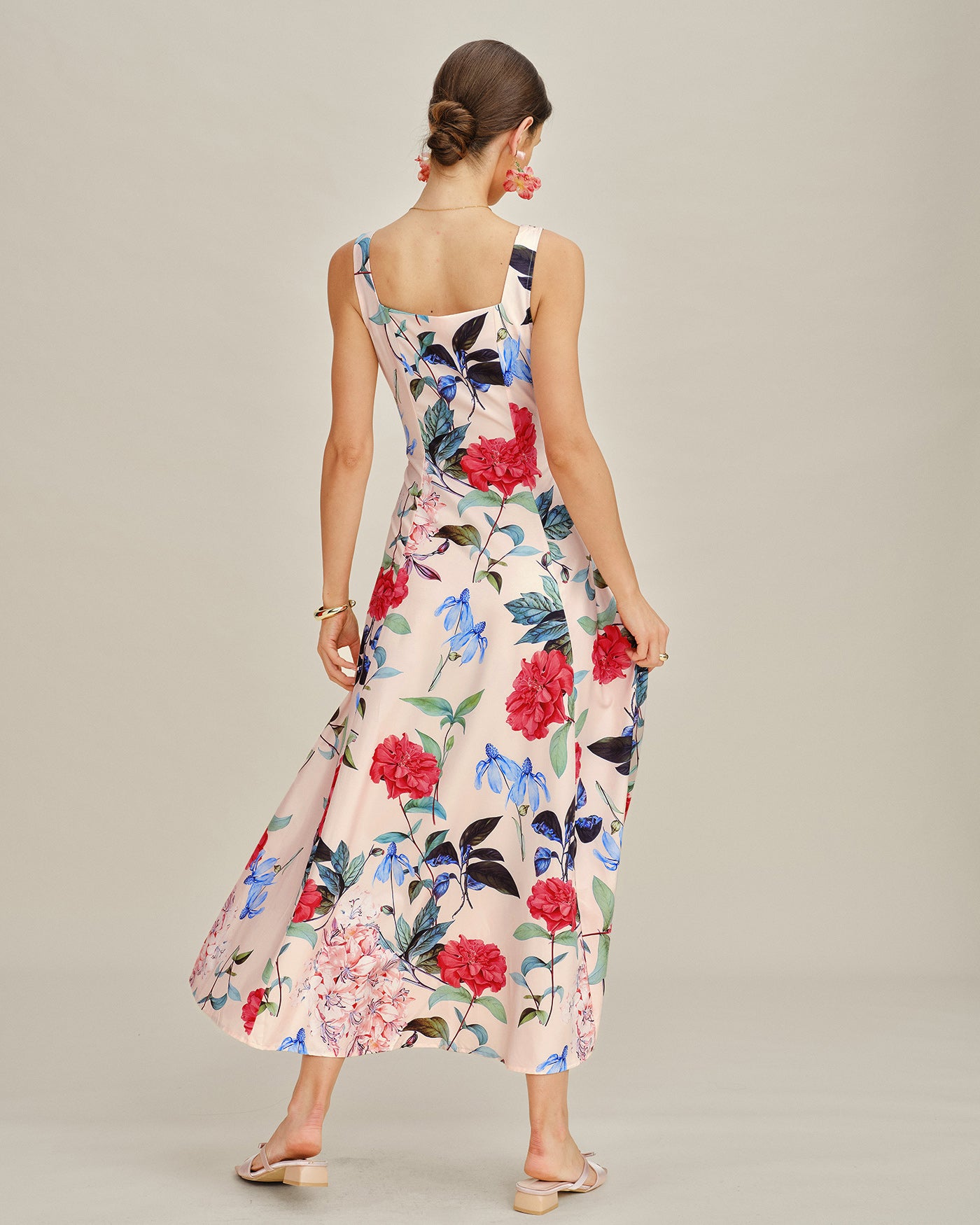 Women's Woven Polyester Maxi Dress Dresses - RIHOAS