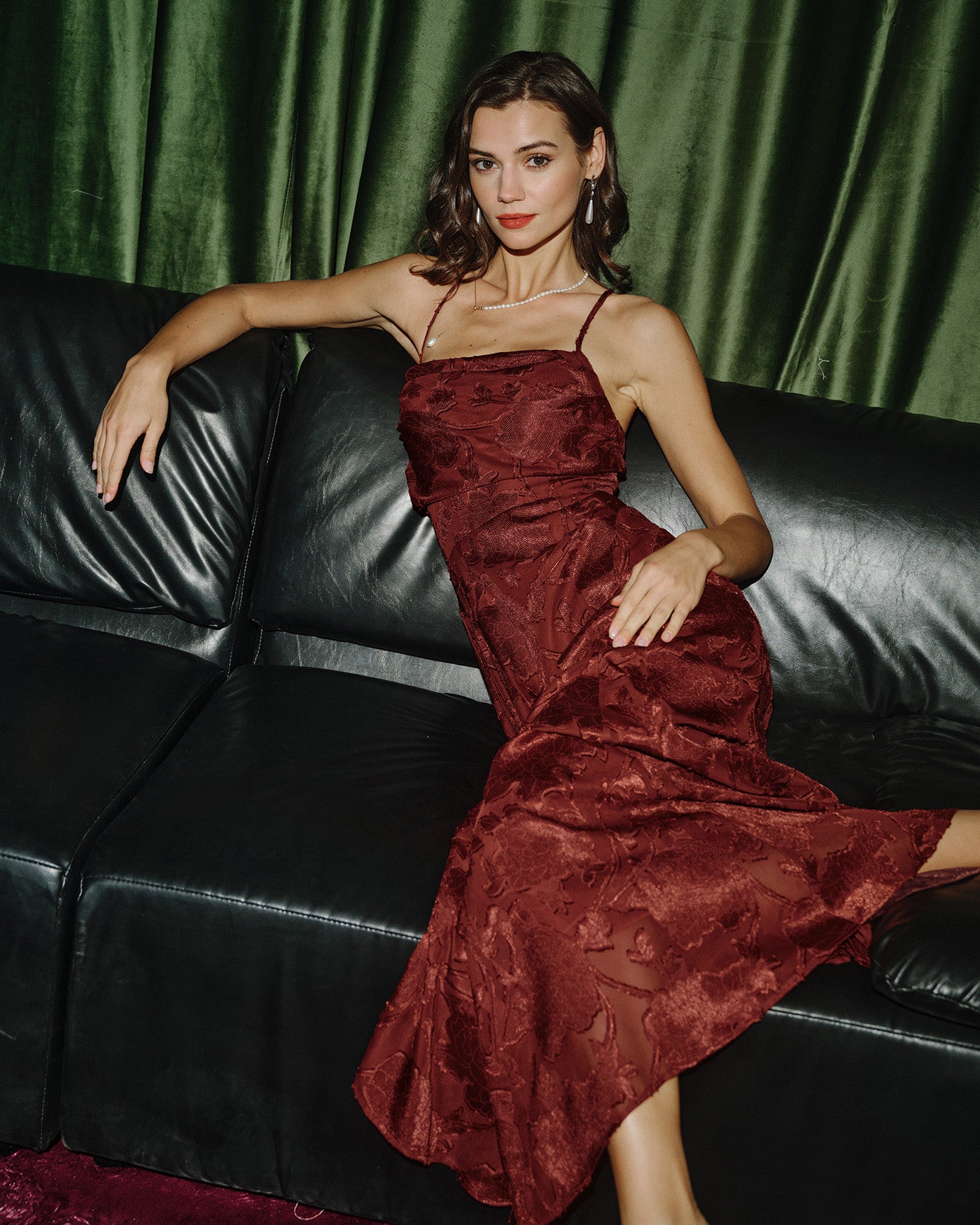Women's Woven Polyester Maxi Dress Dresses - RIHOAS