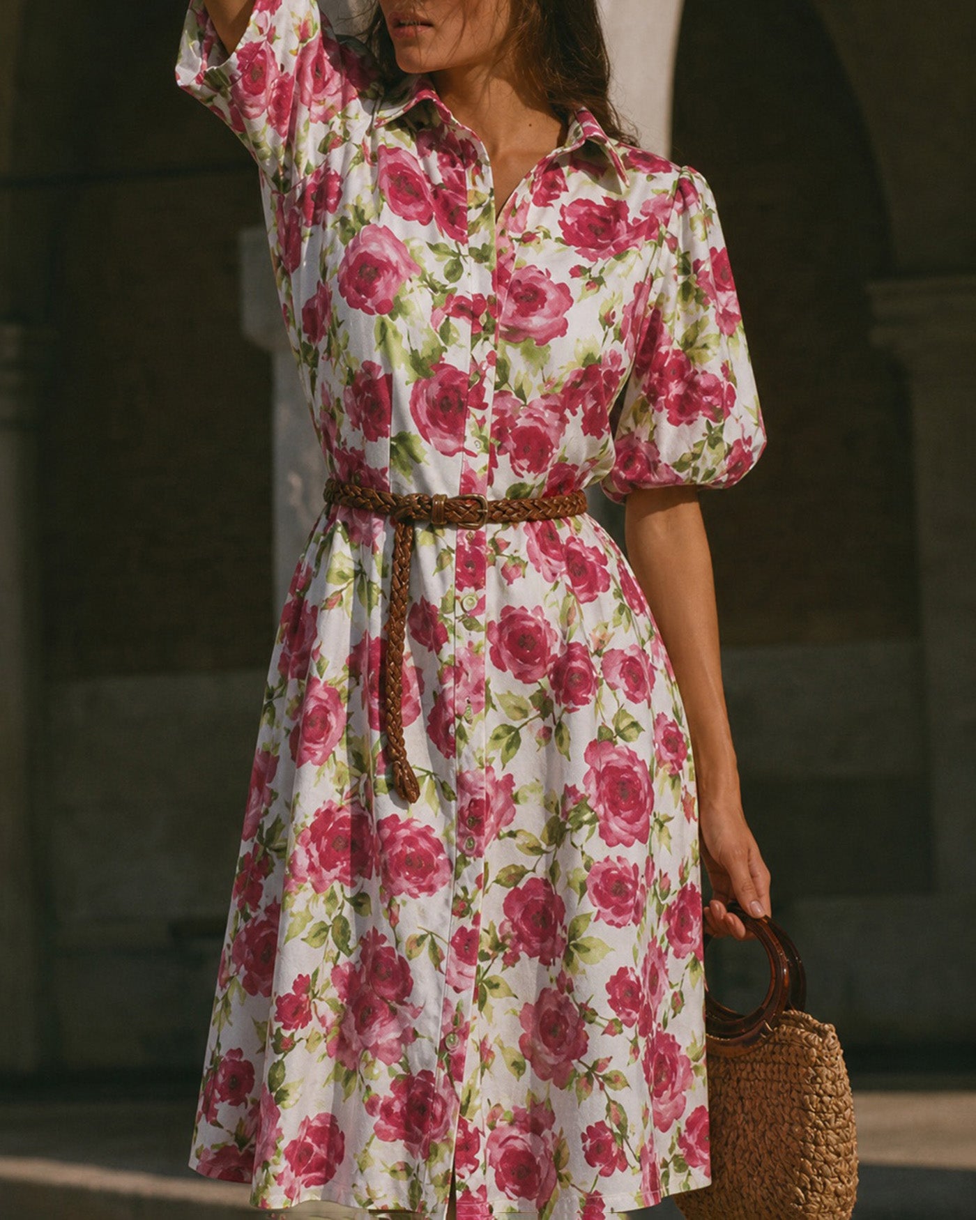 Women's Woven Polyester Maxi Dress Dresses - RIHOAS