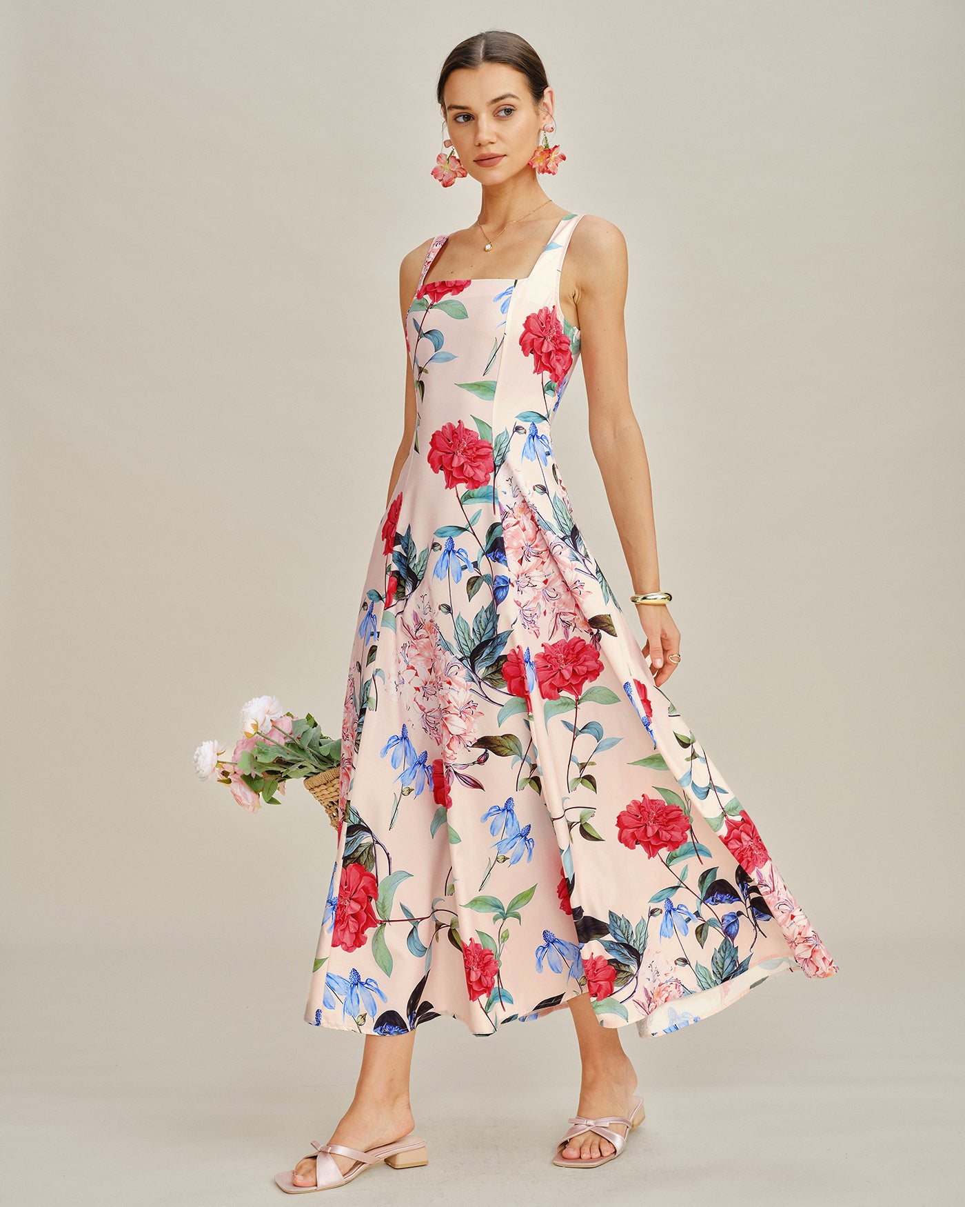 Women's Woven Polyester Maxi Dress Dresses - RIHOAS