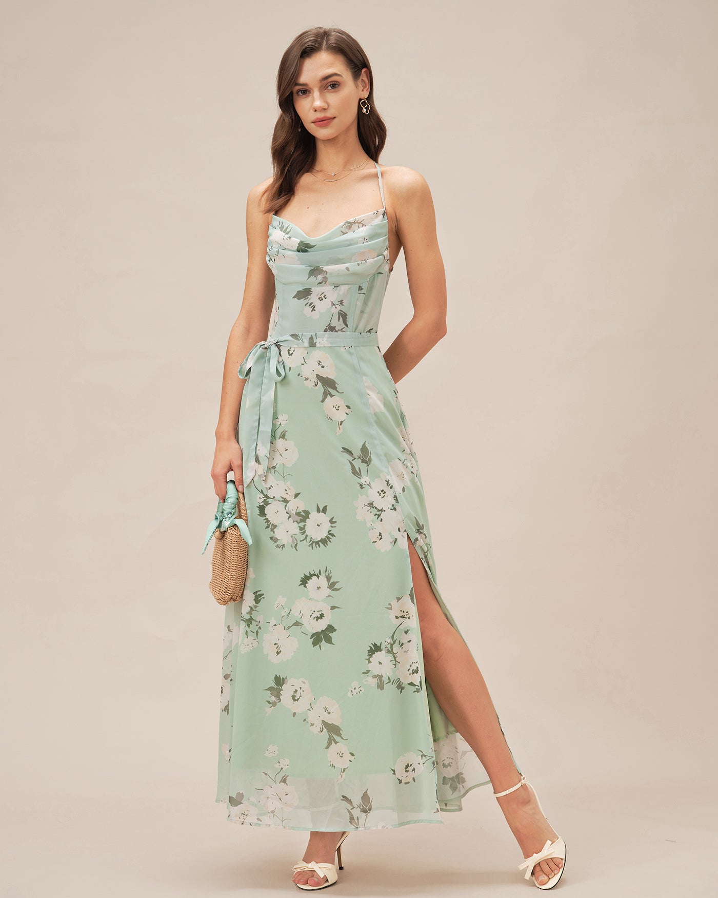 Women's Woven Polyester Maxi Dress Dresses - RIHOAS