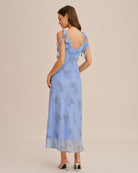 Women's Woven Polyester  Maxi Dress Dresses - RIHOAS