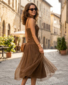 Women's Woven Polyester Maxi Dress Dresses - RIHOAS