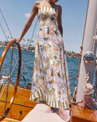 Women's  Woven Polyester Maxi  Dress Dresses - RIHOAS