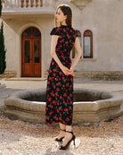 Women's Woven Polyester Maxi Dress Dresses - RIHOAS