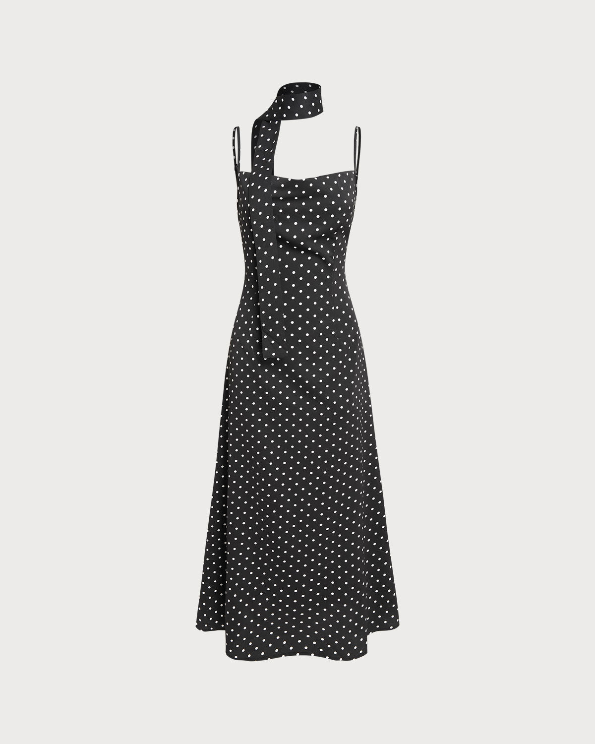 Women's Woven Polyester Maxi Dresses Black Dresses - RIHOAS