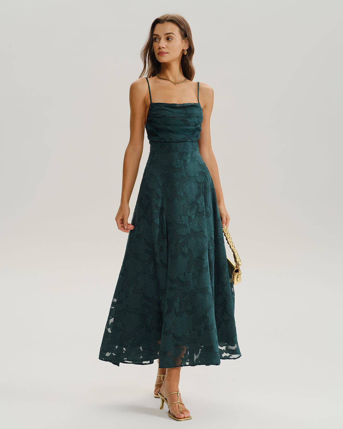 Women's Woven Polyester Maxi Dresses Dresses - RIHOAS
