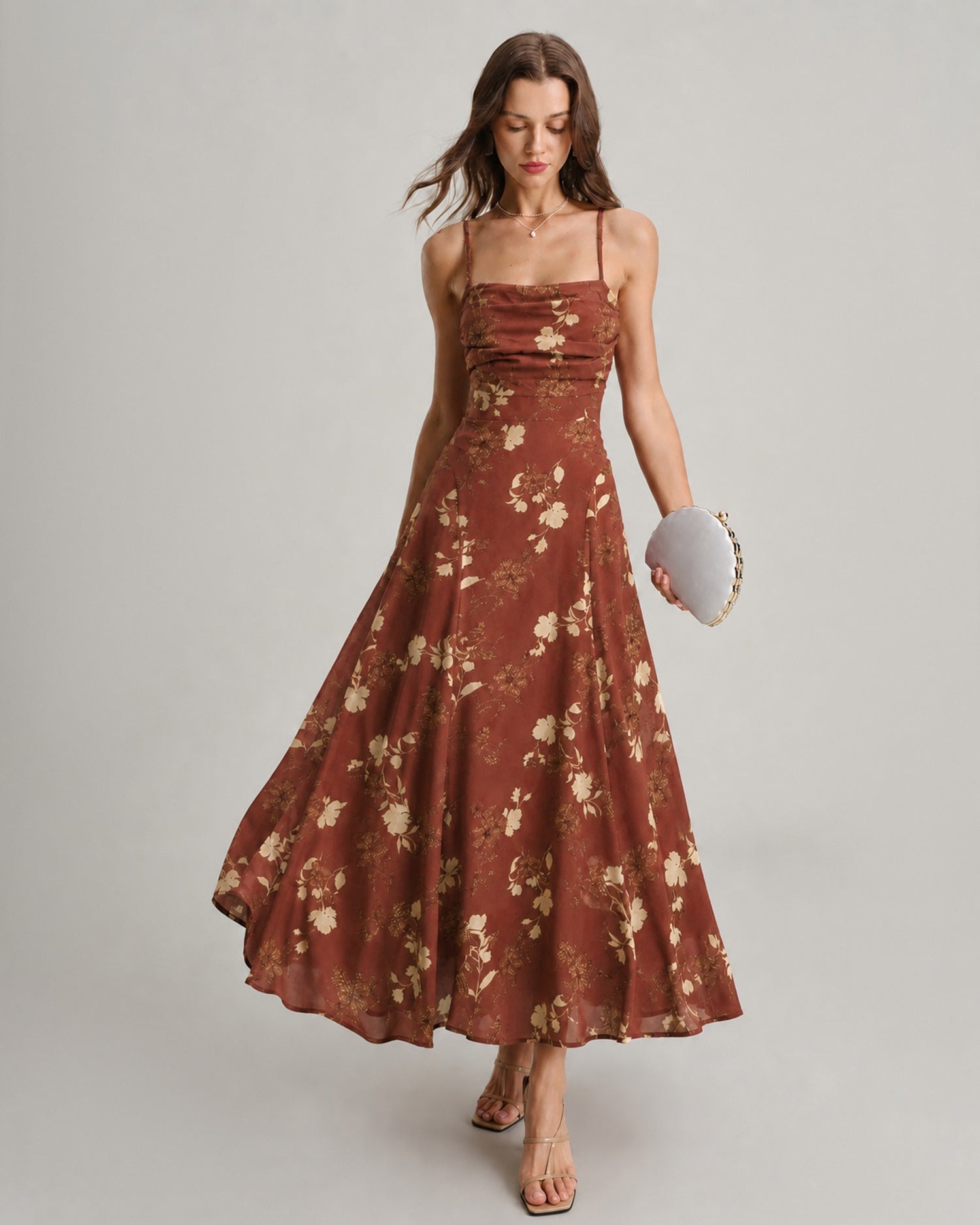 Women's Woven Polyester Maxi Dresses Dresses - RIHOAS