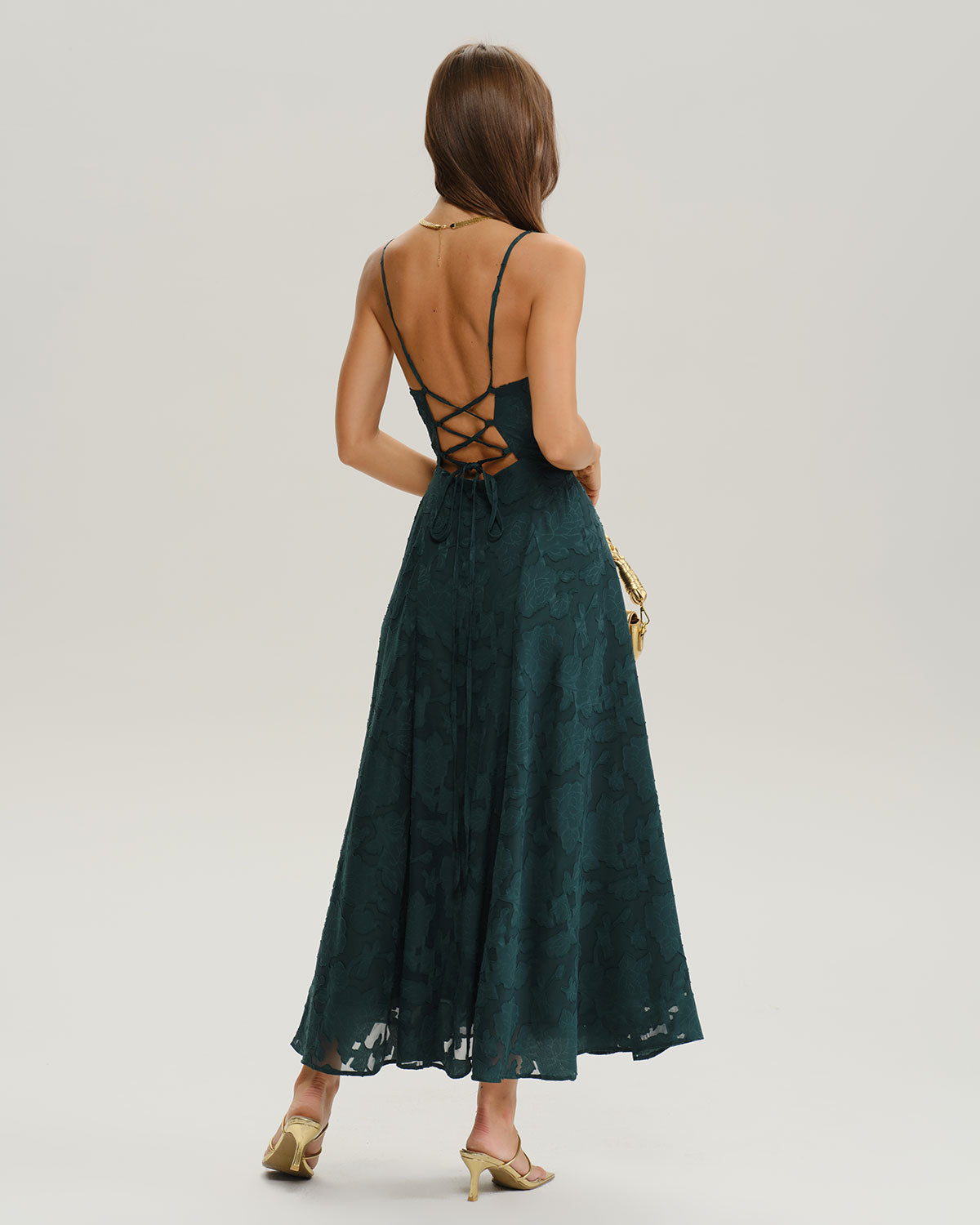 Women's Woven Polyester Maxi Dresses Dresses - RIHOAS