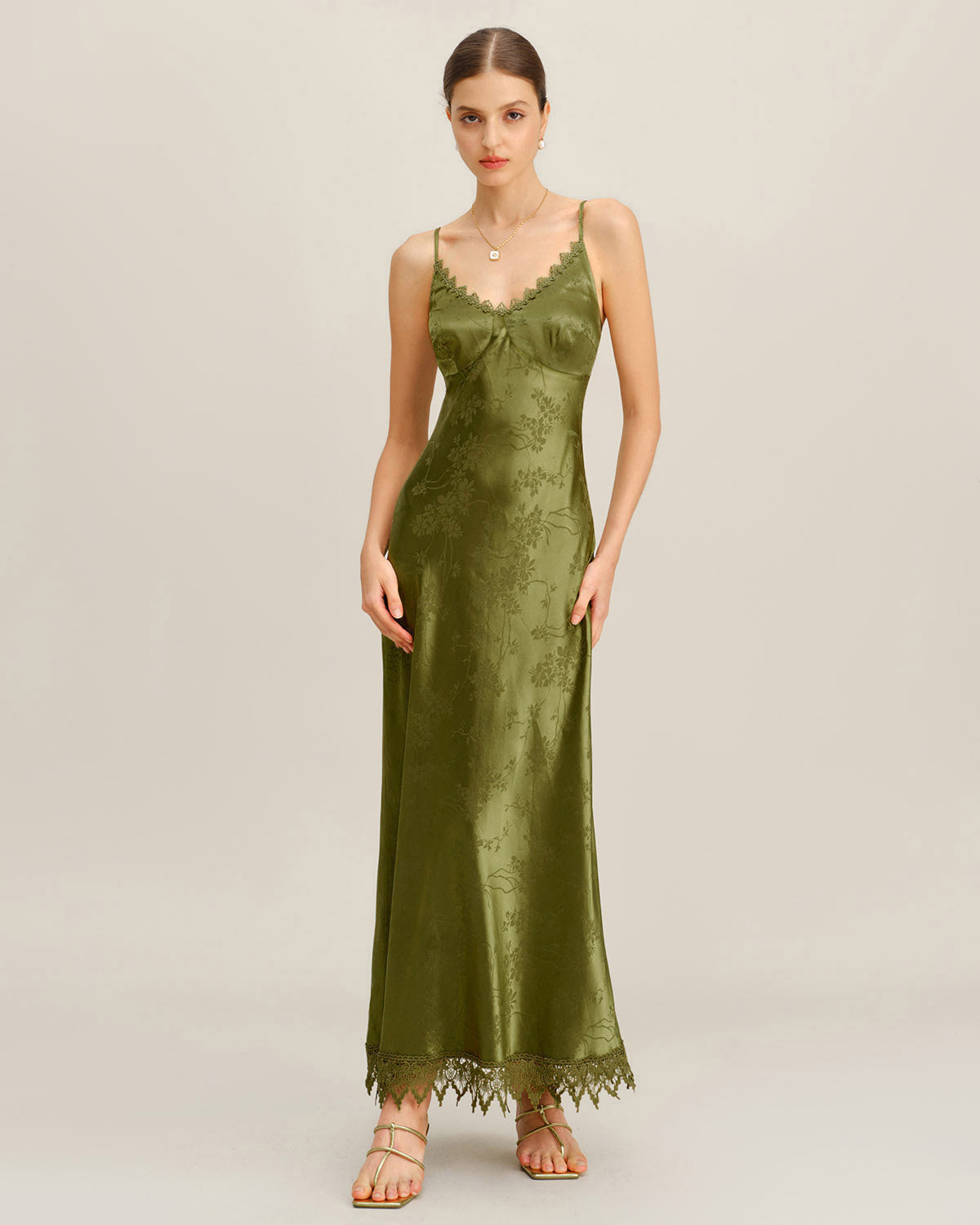 Women's Woven Polyester Midi Dress Dresses - RIHOAS