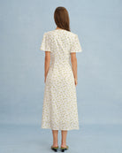 Women's Woven Polyester Midi Dress Dresses - RIHOAS