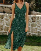 Women's Woven Polyester Midi  Dress Dresses - RIHOAS