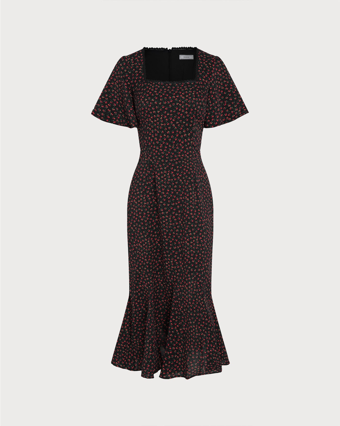 Women's Woven Polyester Midi Dress Dresses - RIHOAS