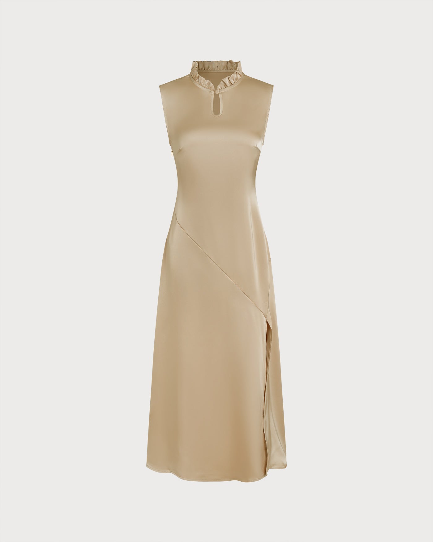 Women's Woven Polyester Midi Dress Dresses - RIHOAS