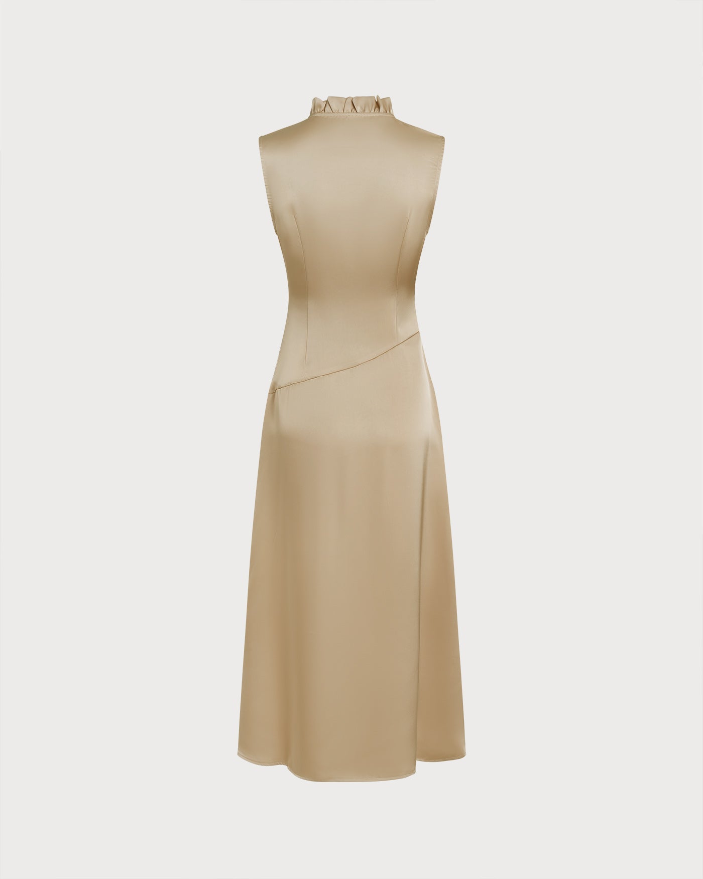 Women's Woven Polyester Midi Dress Dresses - RIHOAS