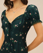 Women’s Woven Polyester Midi Dress Dresses - RIHOAS