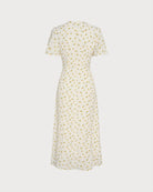 Women's Woven Polyester Midi Dress Dresses - RIHOAS