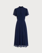 Women's  Woven Polyester Midi Dress Dresses - RIHOAS