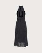 Women's Woven Polyester Midi Dress Dresses - RIHOAS