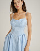 Women's Woven Polyester Midi Dresses Dresses - RIHOAS