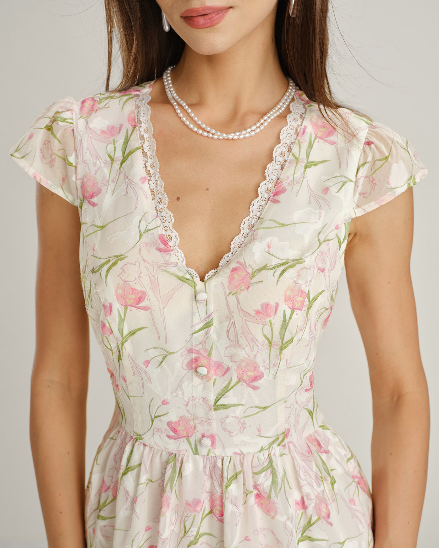 Women's Woven Polyester Midi Dresses Dresses - RIHOAS
