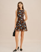 Women's Woven Polyester Mini Dress Dresses - RIHOAS