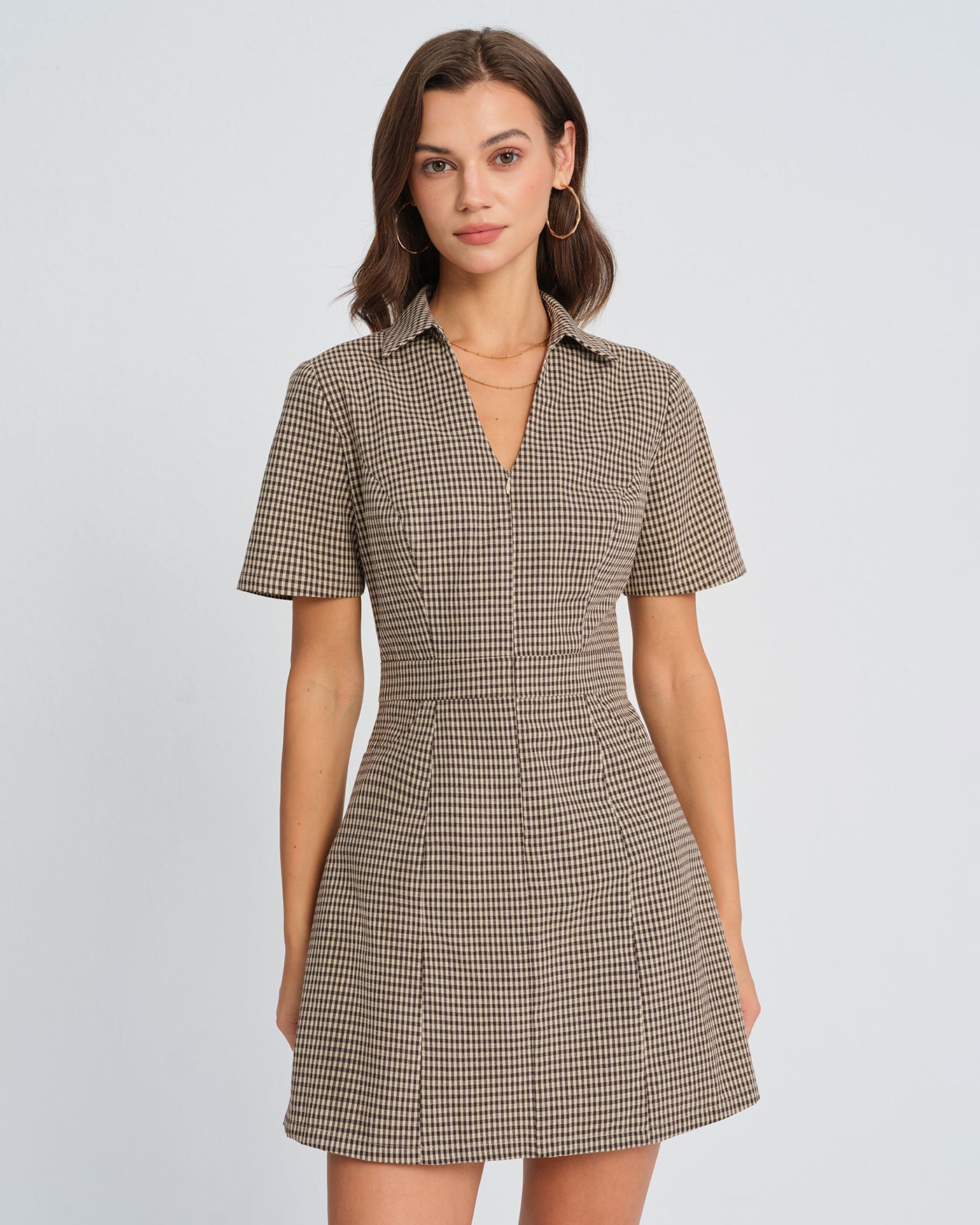 Women's Woven Polyester Mini Dress Dresses - RIHOAS