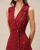 Women's Woven Polyester Mini Dress Dresses - RIHOAS