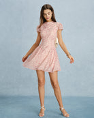 Women's Woven Polyester Mini Dress Dresses - RIHOAS
