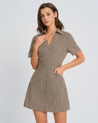 Women's Woven Polyester Mini Dress Dresses - RIHOAS