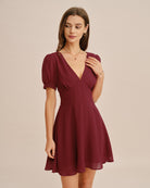 Women's Woven Polyester Mini Dress Dresses - RIHOAS