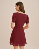 Women's Woven Polyester Mini Dress Dresses - RIHOAS