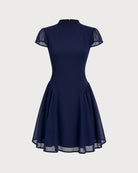 Women's Woven Polyester Mini Dress Dresses - RIHOAS