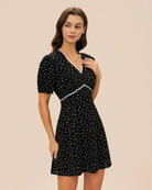 Women's Woven Polyester Mini Dress Dresses - RIHOAS