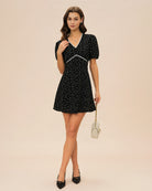 Women's Woven Polyester Mini Dress Dresses - RIHOAS