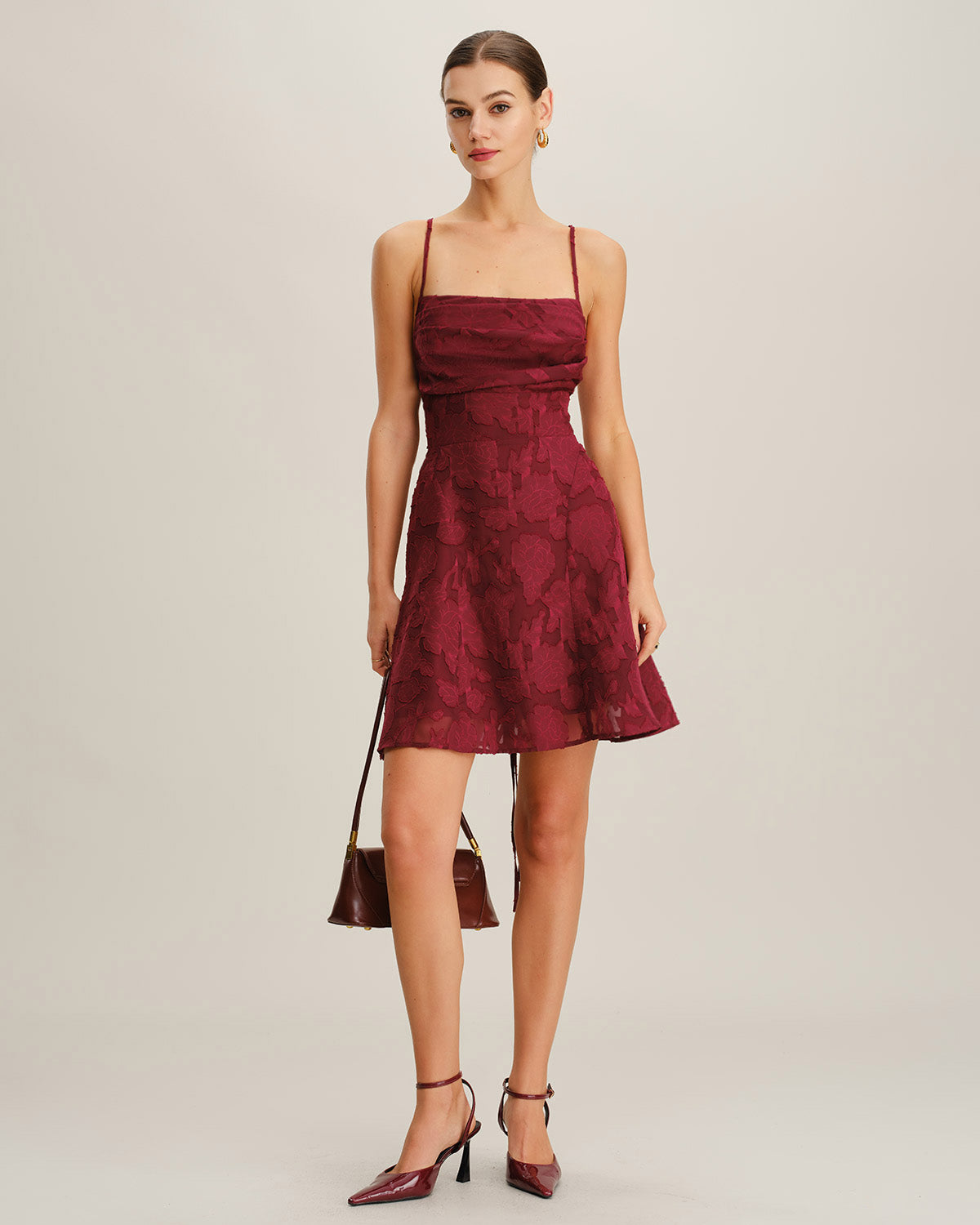 Women's Woven Polyester Mini Dress Dresses - RIHOAS